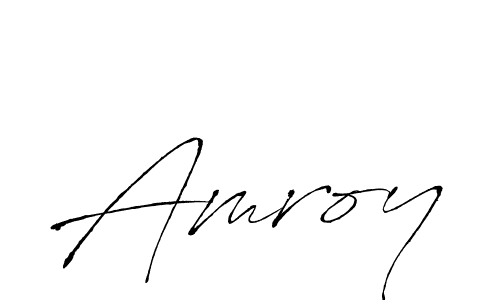 Use a signature maker to create a handwritten signature online. With this signature software, you can design (Antro_Vectra) your own signature for name Amroy. Amroy signature style 6 images and pictures png