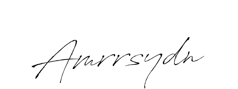 It looks lik you need a new signature style for name Amrrsydn. Design unique handwritten (Antro_Vectra) signature with our free signature maker in just a few clicks. Amrrsydn signature style 6 images and pictures png