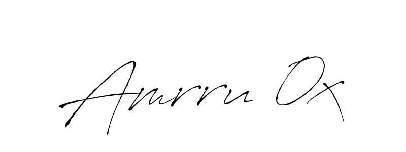 Also You can easily find your signature by using the search form. We will create Amrru 0x name handwritten signature images for you free of cost using Antro_Vectra sign style. Amrru 0x signature style 6 images and pictures png