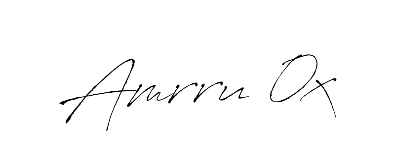 Also You can easily find your signature by using the search form. We will create Amrru 0x name handwritten signature images for you free of cost using Antro_Vectra sign style. Amrru 0x signature style 6 images and pictures png