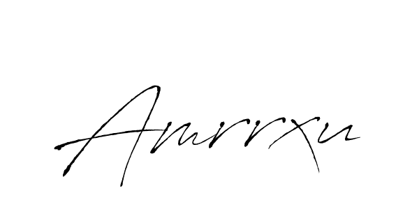 Design your own signature with our free online signature maker. With this signature software, you can create a handwritten (Antro_Vectra) signature for name Amrrxu. Amrrxu signature style 6 images and pictures png
