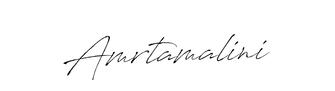 The best way (Antro_Vectra) to make a short signature is to pick only two or three words in your name. The name Amrtamalini include a total of six letters. For converting this name. Amrtamalini signature style 6 images and pictures png