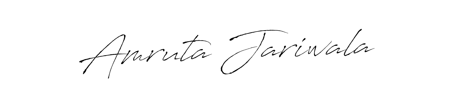 You can use this online signature creator to create a handwritten signature for the name Amruta Jariwala. This is the best online autograph maker. Amruta Jariwala signature style 6 images and pictures png