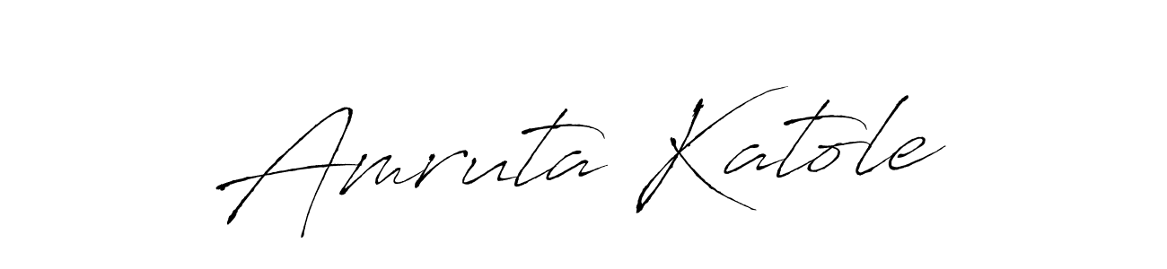 The best way (Antro_Vectra) to make a short signature is to pick only two or three words in your name. The name Amruta Katole include a total of six letters. For converting this name. Amruta Katole signature style 6 images and pictures png