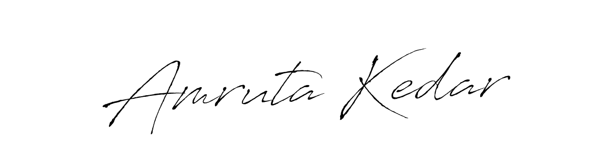 Make a beautiful signature design for name Amruta Kedar. Use this online signature maker to create a handwritten signature for free. Amruta Kedar signature style 6 images and pictures png
