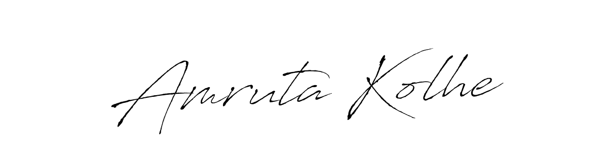 Once you've used our free online signature maker to create your best signature Antro_Vectra style, it's time to enjoy all of the benefits that Amruta Kolhe name signing documents. Amruta Kolhe signature style 6 images and pictures png