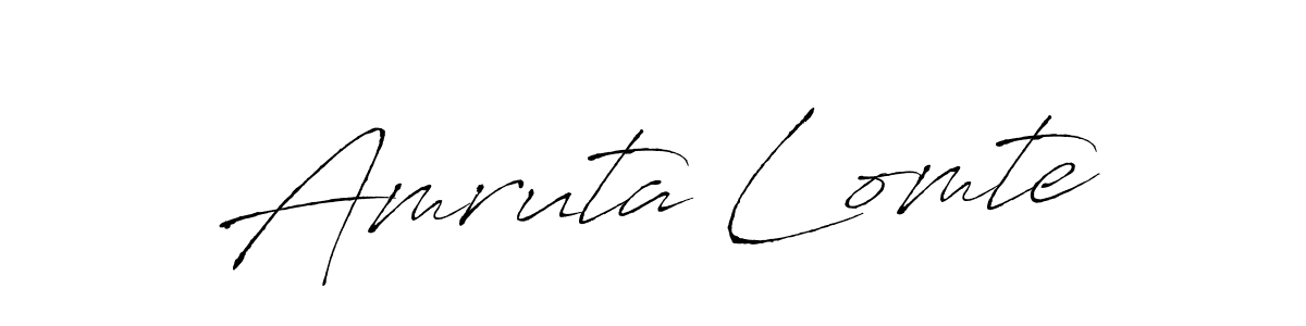 It looks lik you need a new signature style for name Amruta Lomte. Design unique handwritten (Antro_Vectra) signature with our free signature maker in just a few clicks. Amruta Lomte signature style 6 images and pictures png