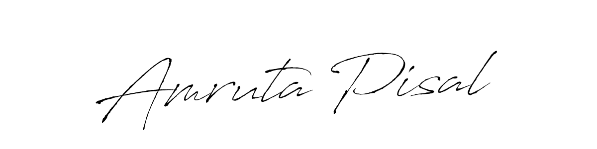 How to make Amruta Pisal signature? Antro_Vectra is a professional autograph style. Create handwritten signature for Amruta Pisal name. Amruta Pisal signature style 6 images and pictures png