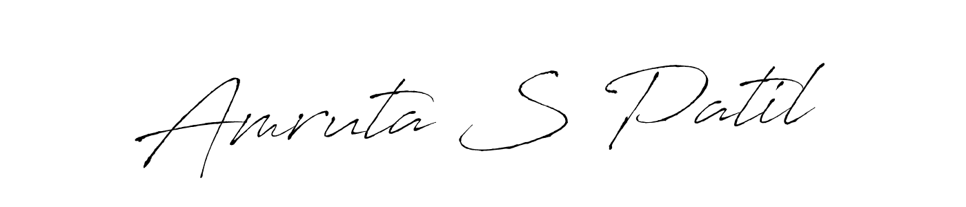 Use a signature maker to create a handwritten signature online. With this signature software, you can design (Antro_Vectra) your own signature for name Amruta S Patil. Amruta S Patil signature style 6 images and pictures png