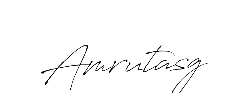 Make a beautiful signature design for name Amrutasg. With this signature (Antro_Vectra) style, you can create a handwritten signature for free. Amrutasg signature style 6 images and pictures png