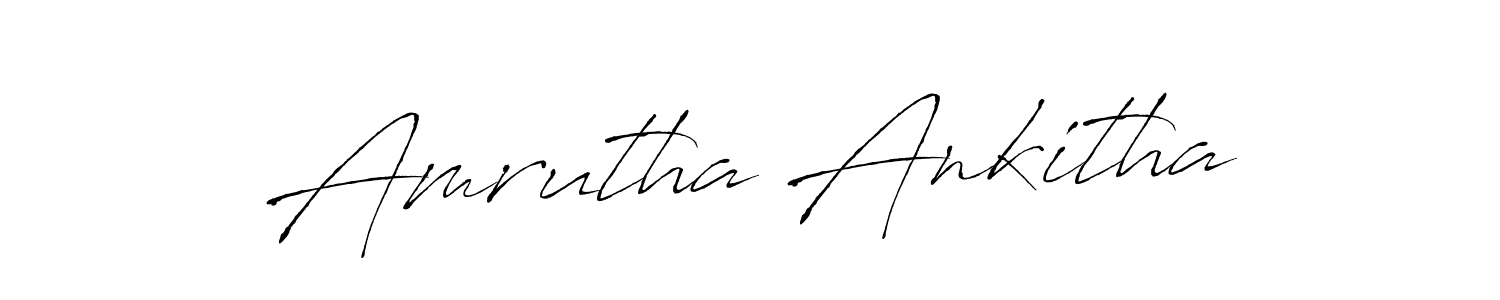 Also You can easily find your signature by using the search form. We will create Amrutha Ankitha name handwritten signature images for you free of cost using Antro_Vectra sign style. Amrutha Ankitha signature style 6 images and pictures png