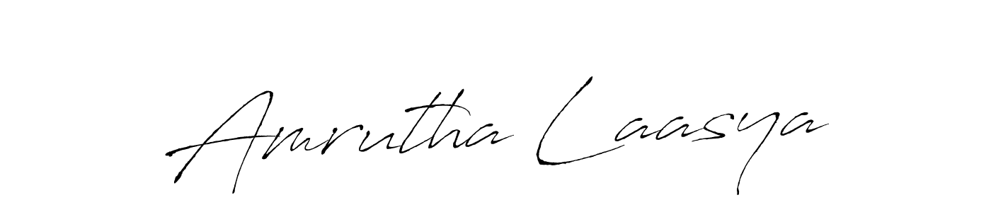 The best way (Antro_Vectra) to make a short signature is to pick only two or three words in your name. The name Amrutha Laasya include a total of six letters. For converting this name. Amrutha Laasya signature style 6 images and pictures png