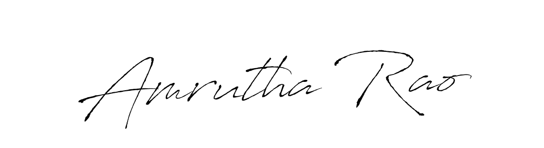 How to make Amrutha Rao signature? Antro_Vectra is a professional autograph style. Create handwritten signature for Amrutha Rao name. Amrutha Rao signature style 6 images and pictures png