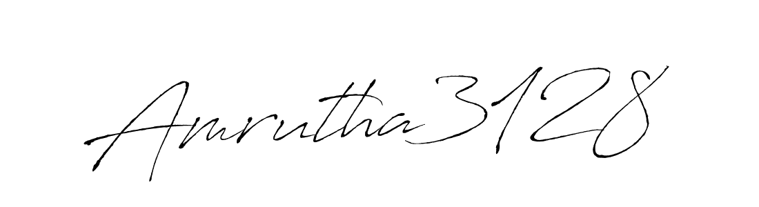 The best way (Antro_Vectra) to make a short signature is to pick only two or three words in your name. The name Amrutha3128 include a total of six letters. For converting this name. Amrutha3128 signature style 6 images and pictures png