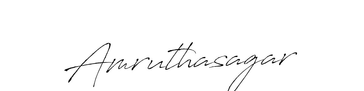 Amruthasagar stylish signature style. Best Handwritten Sign (Antro_Vectra) for my name. Handwritten Signature Collection Ideas for my name Amruthasagar. Amruthasagar signature style 6 images and pictures png