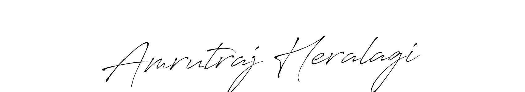 Design your own signature with our free online signature maker. With this signature software, you can create a handwritten (Antro_Vectra) signature for name Amrutraj Heralagi. Amrutraj Heralagi signature style 6 images and pictures png