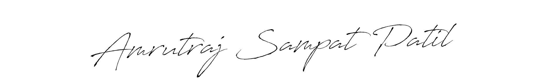 Use a signature maker to create a handwritten signature online. With this signature software, you can design (Antro_Vectra) your own signature for name Amrutraj Sampat Patil. Amrutraj Sampat Patil signature style 6 images and pictures png