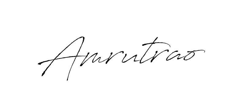 Create a beautiful signature design for name Amrutrao. With this signature (Antro_Vectra) fonts, you can make a handwritten signature for free. Amrutrao signature style 6 images and pictures png