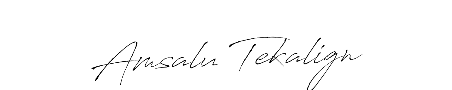 Similarly Antro_Vectra is the best handwritten signature design. Signature creator online .You can use it as an online autograph creator for name Amsalu Tekalign. Amsalu Tekalign signature style 6 images and pictures png