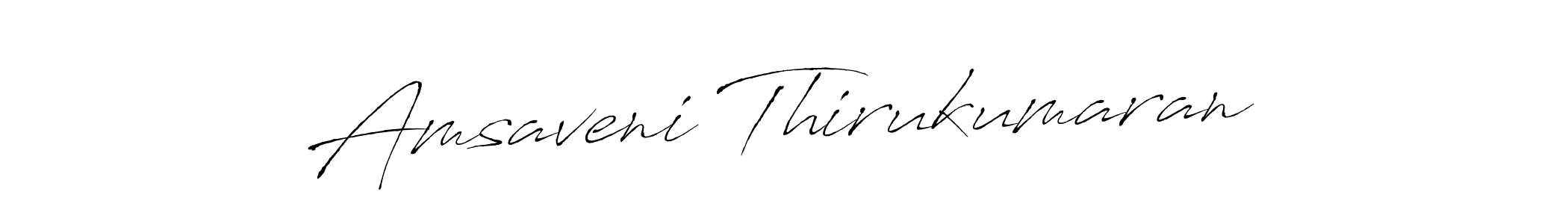 Also You can easily find your signature by using the search form. We will create Amsaveni Thirukumaran name handwritten signature images for you free of cost using Antro_Vectra sign style. Amsaveni Thirukumaran signature style 6 images and pictures png