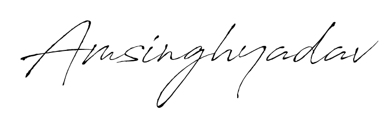 An effortless, minimalist signature concept for Amsinghyadav using Antro_Vectra design. Clean lines that look great on any document. Amsinghyadav signature style 6 images and pictures png