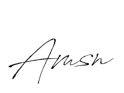 Make a beautiful signature design for name Amsn. Use this online signature maker to create a handwritten signature for free. Amsn signature style 6 images and pictures png