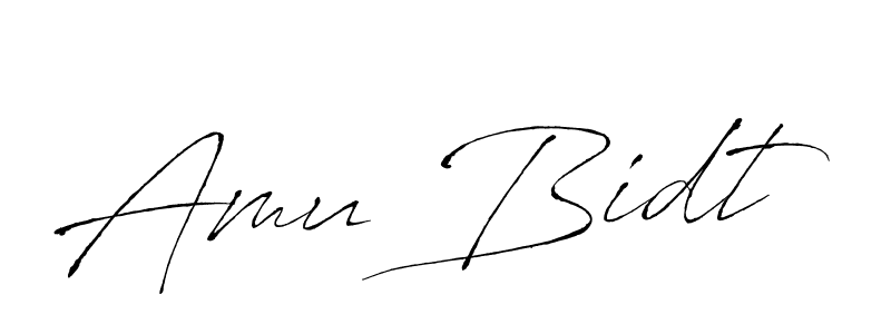 Here are the top 10 professional signature styles for the name Amu Bidt. These are the best autograph styles you can use for your name. Amu Bidt signature style 6 images and pictures png