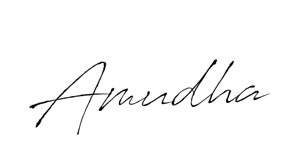 Use a signature maker to create a handwritten signature online. With this signature software, you can design (Antro_Vectra) your own signature for name Amudha. Amudha signature style 6 images and pictures png