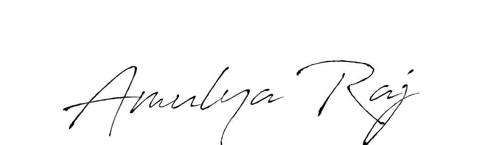 Amulya Raj stylish signature style. Best Handwritten Sign (Antro_Vectra) for my name. Handwritten Signature Collection Ideas for my name Amulya Raj. Amulya Raj signature style 6 images and pictures png