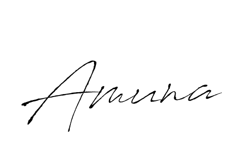 Antro_Vectra is a professional signature style that is perfect for those who want to add a touch of class to their signature. It is also a great choice for those who want to make their signature more unique. Get Amuna name to fancy signature for free. Amuna signature style 6 images and pictures png