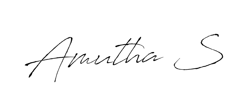 Best and Professional Signature Style for Amutha S. Antro_Vectra Best Signature Style Collection. Amutha S signature style 6 images and pictures png