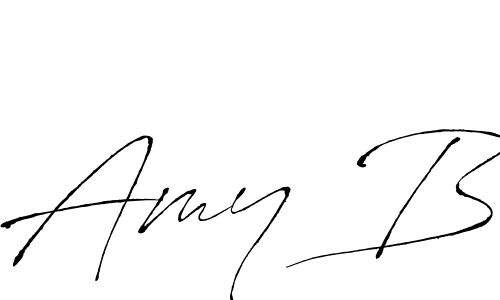 You should practise on your own different ways (Antro_Vectra) to write your name (Amy B) in signature. don't let someone else do it for you. Amy B signature style 6 images and pictures png