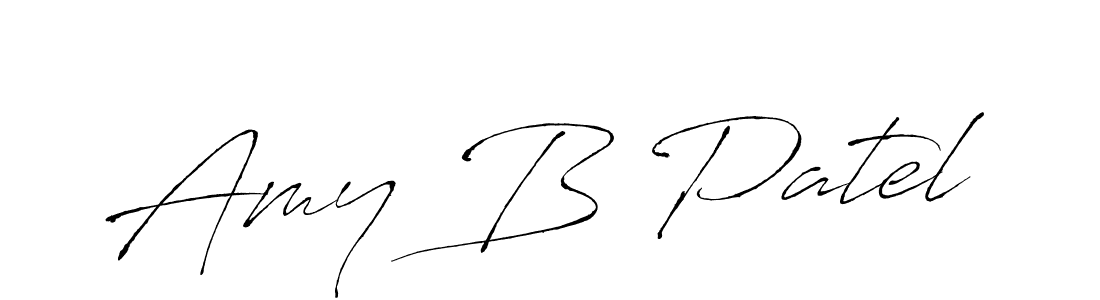 Make a beautiful signature design for name Amy B Patel. With this signature (Antro_Vectra) style, you can create a handwritten signature for free. Amy B Patel signature style 6 images and pictures png