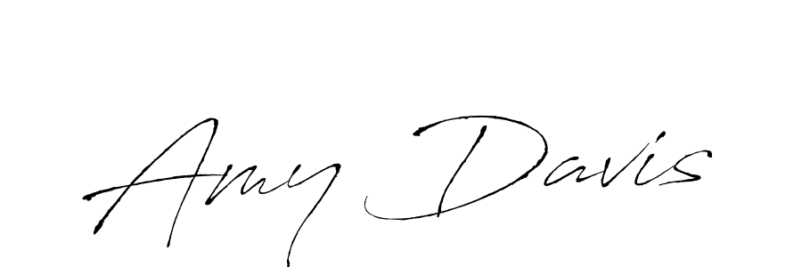 Amy Davis stylish signature style. Best Handwritten Sign (Antro_Vectra) for my name. Handwritten Signature Collection Ideas for my name Amy Davis. Amy Davis signature style 6 images and pictures png