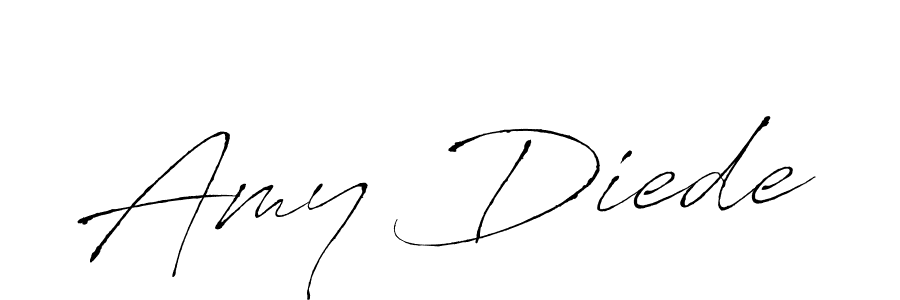 The best way (Antro_Vectra) to make a short signature is to pick only two or three words in your name. The name Amy Diede include a total of six letters. For converting this name. Amy Diede signature style 6 images and pictures png