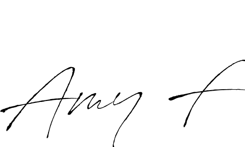 Use a signature maker to create a handwritten signature online. With this signature software, you can design (Antro_Vectra) your own signature for name Amy F. Amy F signature style 6 images and pictures png
