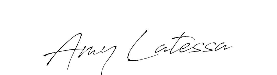 Use a signature maker to create a handwritten signature online. With this signature software, you can design (Antro_Vectra) your own signature for name Amy Latessa. Amy Latessa signature style 6 images and pictures png