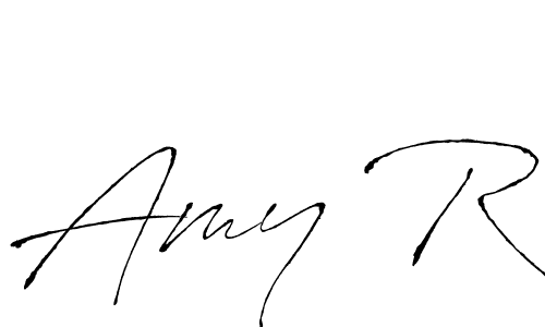Amy R stylish signature style. Best Handwritten Sign (Antro_Vectra) for my name. Handwritten Signature Collection Ideas for my name Amy R. Amy R signature style 6 images and pictures png