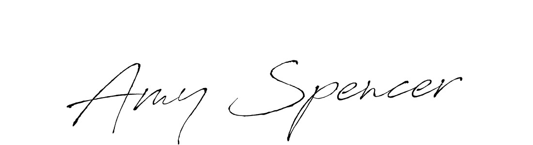 Amy Spencer stylish signature style. Best Handwritten Sign (Antro_Vectra) for my name. Handwritten Signature Collection Ideas for my name Amy Spencer. Amy Spencer signature style 6 images and pictures png