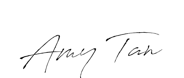 Create a beautiful signature design for name Amy Tan. With this signature (Antro_Vectra) fonts, you can make a handwritten signature for free. Amy Tan signature style 6 images and pictures png
