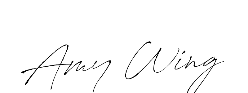 Make a beautiful signature design for name Amy Wing. With this signature (Antro_Vectra) style, you can create a handwritten signature for free. Amy Wing signature style 6 images and pictures png