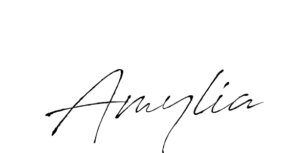 The best way (Antro_Vectra) to make a short signature is to pick only two or three words in your name. The name Amylia include a total of six letters. For converting this name. Amylia signature style 6 images and pictures png
