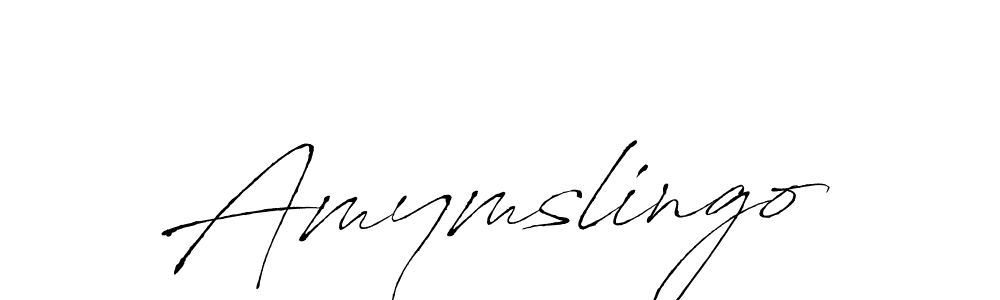 You should practise on your own different ways (Antro_Vectra) to write your name (Amymslingo) in signature. don't let someone else do it for you. Amymslingo signature style 6 images and pictures png