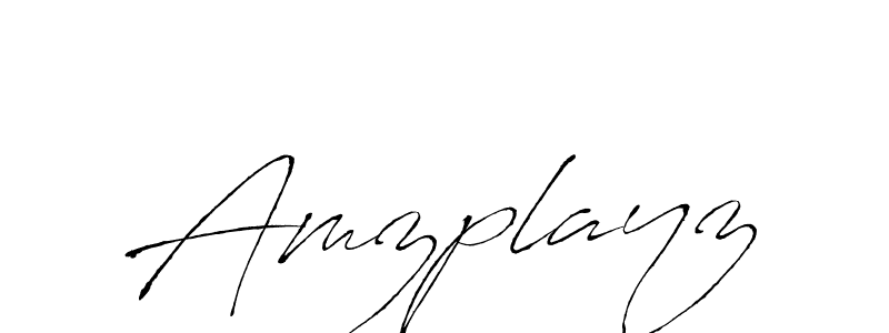 Also we have Amzplayz name is the best signature style. Create professional handwritten signature collection using Antro_Vectra autograph style. Amzplayz signature style 6 images and pictures png