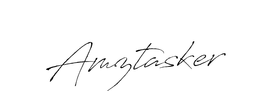 Also You can easily find your signature by using the search form. We will create Amztasker name handwritten signature images for you free of cost using Antro_Vectra sign style. Amztasker signature style 6 images and pictures png