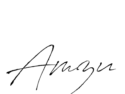 Create a beautiful signature design for name Amzu. With this signature (Antro_Vectra) fonts, you can make a handwritten signature for free. Amzu signature style 6 images and pictures png