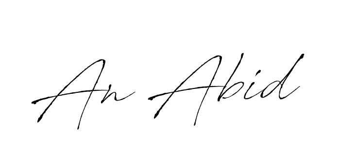 Here are the top 10 professional signature styles for the name An Abid. These are the best autograph styles you can use for your name. An Abid signature style 6 images and pictures png