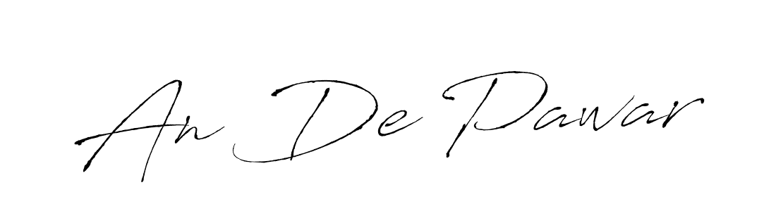 You can use this online signature creator to create a handwritten signature for the name An De Pawar. This is the best online autograph maker. An De Pawar signature style 6 images and pictures png