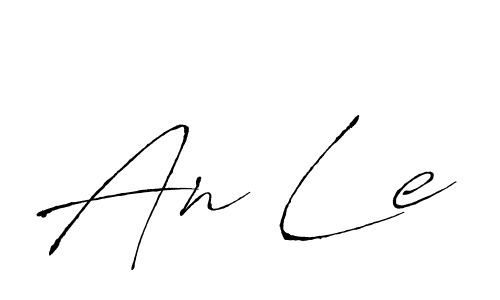 This is the best signature style for the An Le name. Also you like these signature font (Antro_Vectra). Mix name signature. An Le signature style 6 images and pictures png