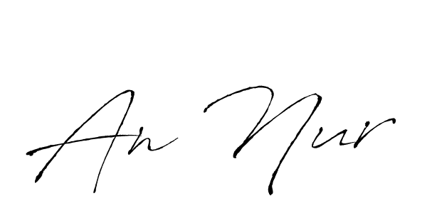 How to make An Nur signature? Antro_Vectra is a professional autograph style. Create handwritten signature for An Nur name. An Nur signature style 6 images and pictures png